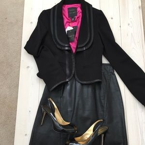 NWT black tuxedo style Sanctuary jacket